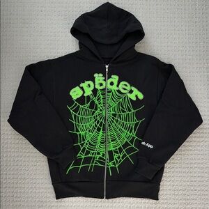 Sp5der Zip Hoodie NWOT